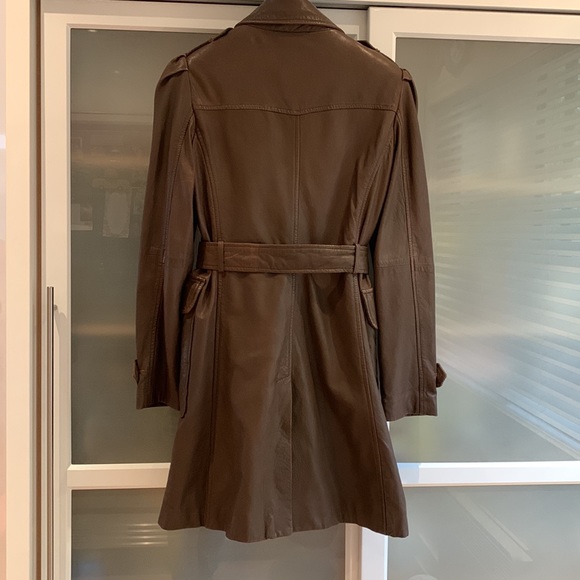 Zara soft leather coat - Picture 3 of 5